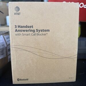 AT&T BL102-3 3 Handset Answering Smart Call Blocker Bluetooth Cordless